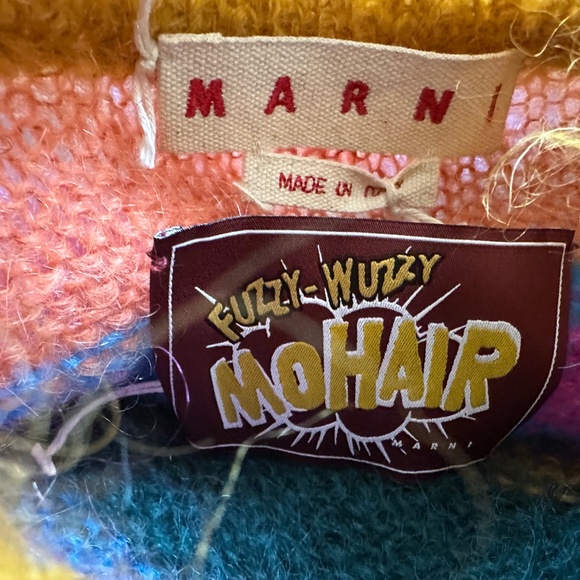 Marni Multicolored Fuzzy Sweater - Picture 3 of 4